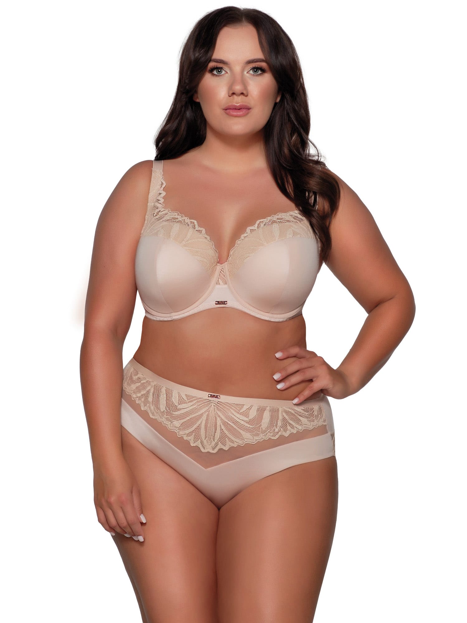 Бежевый уплотненный бюстгальтер с широкими бретелями Ava 2107 Beige #2 Бежевый уплотненный бюстгальтер с широкими бретелями Ava 2107 Beige #2