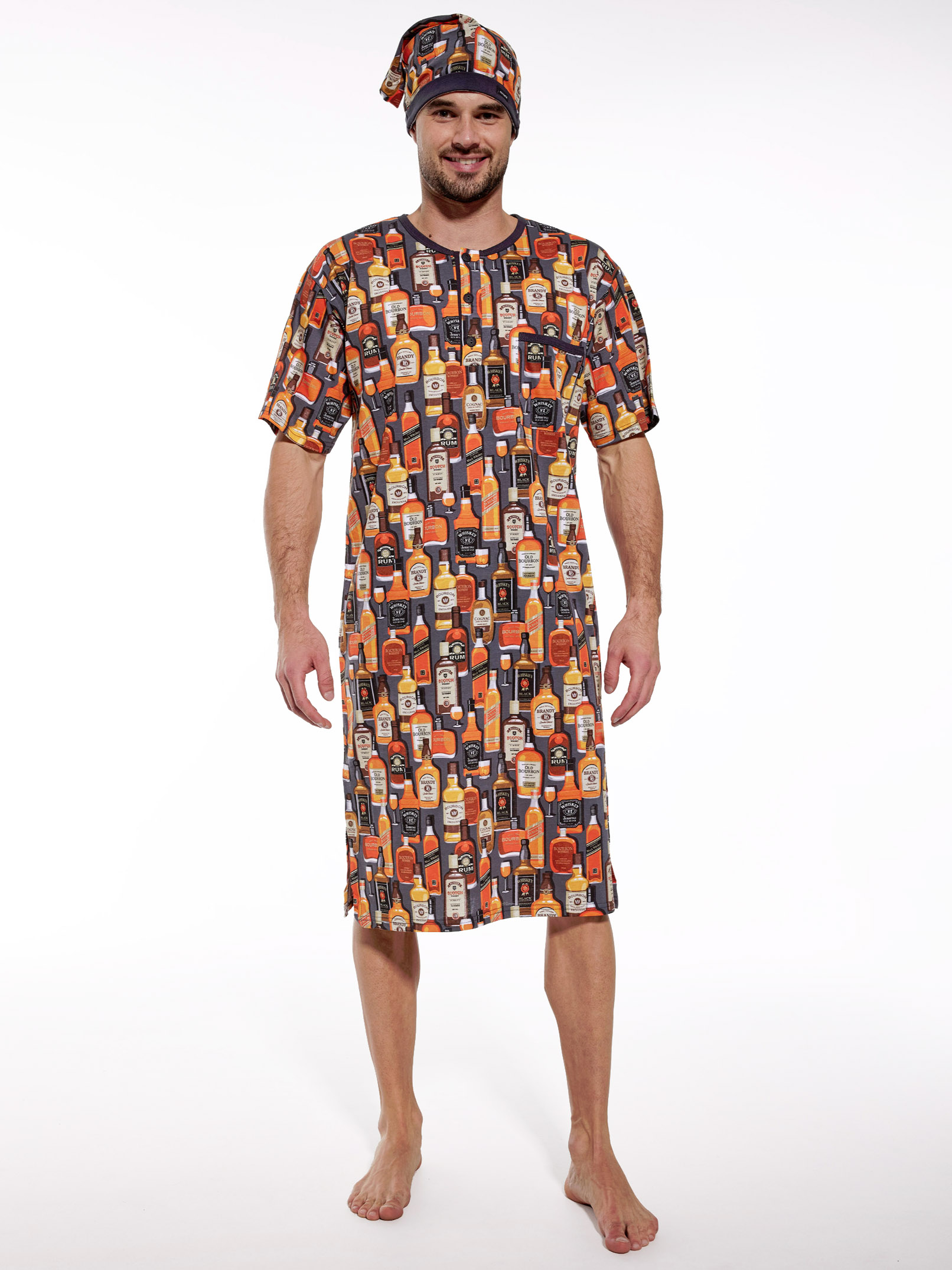 Short-sleeve men's nightgown Cornette 109 #2
