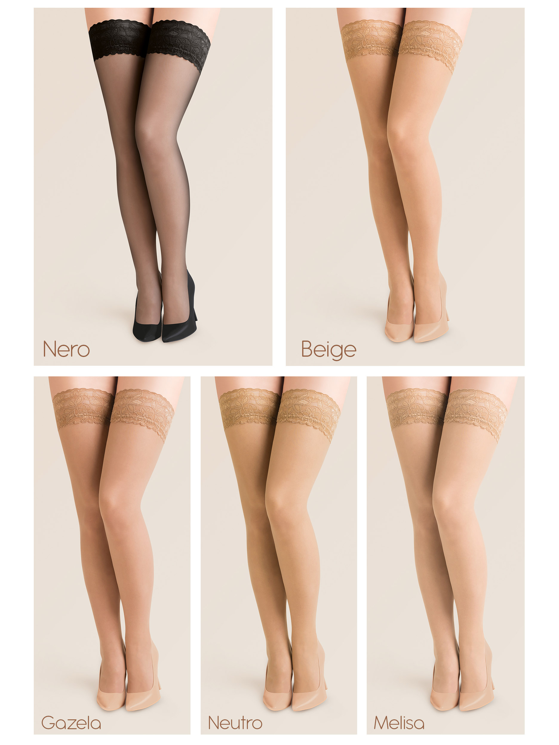 Women's classic stockings Gabriella Lycra Plus Size Calze 15 den Plus Size #2
