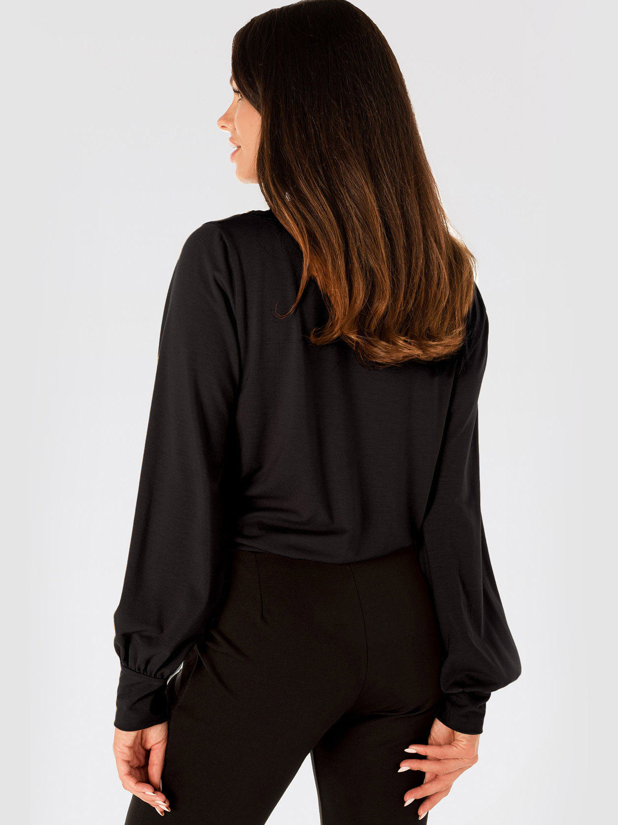 Оригінальна жіноча блуза з довгим рукавом і вирізом човник Gatta bodywear Lea #4