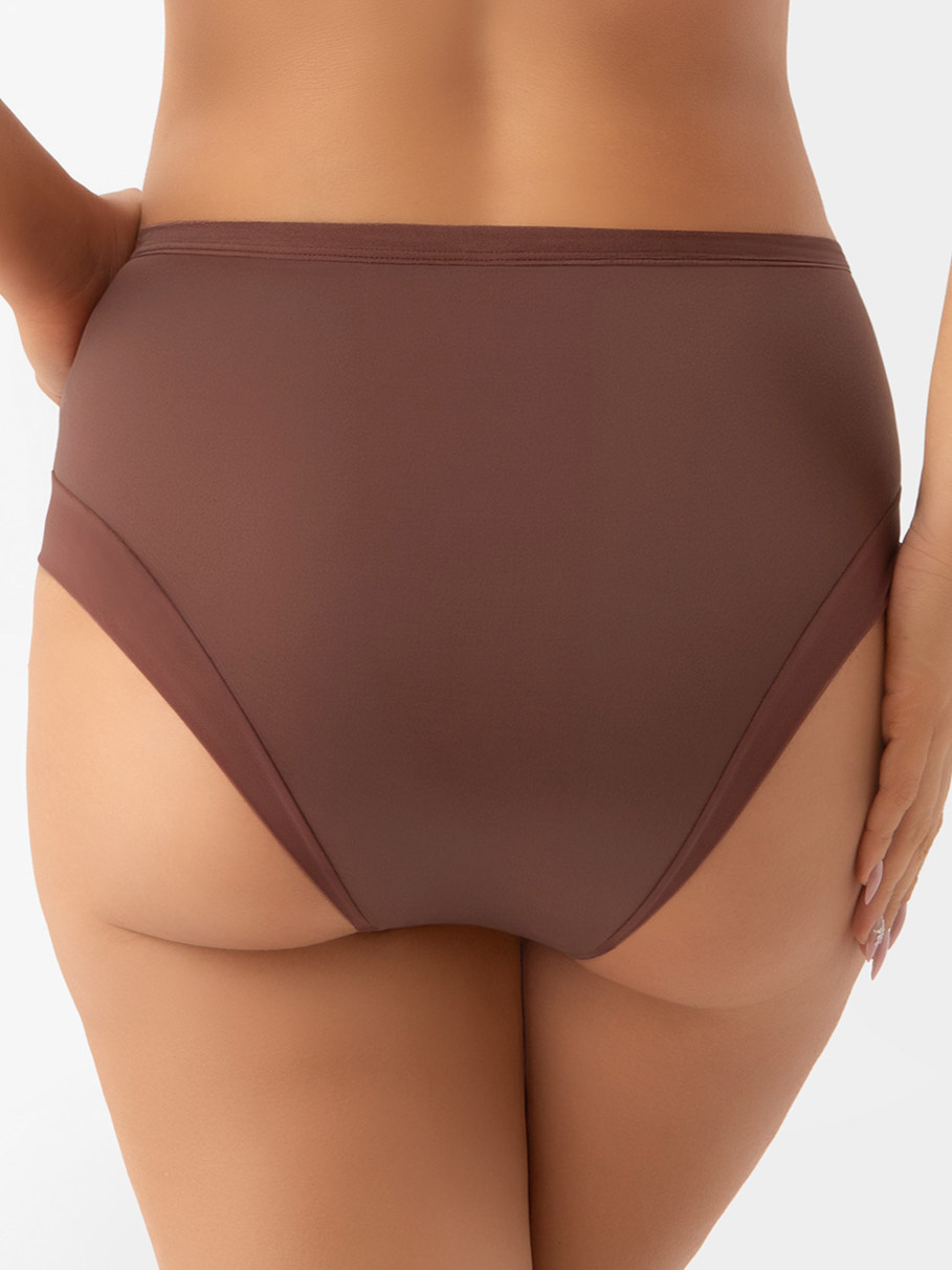 Трусы женские Gorsenia Luisse K442/1 шоколадные, с декоративными вставками #3 Трусы женские Gorsenia Luisse K442/1 шоколадные, с декоративными вставками #3