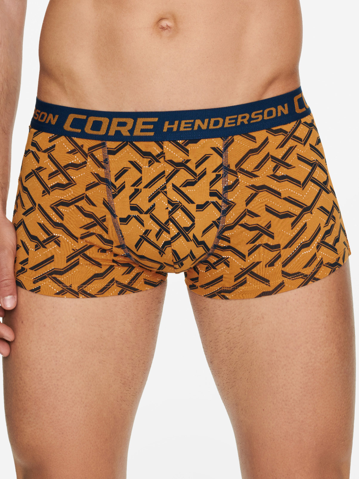 Set of men's cotton short boxer shorts (2 pcs. in different colors) Henderson Boot 2PAK 40062