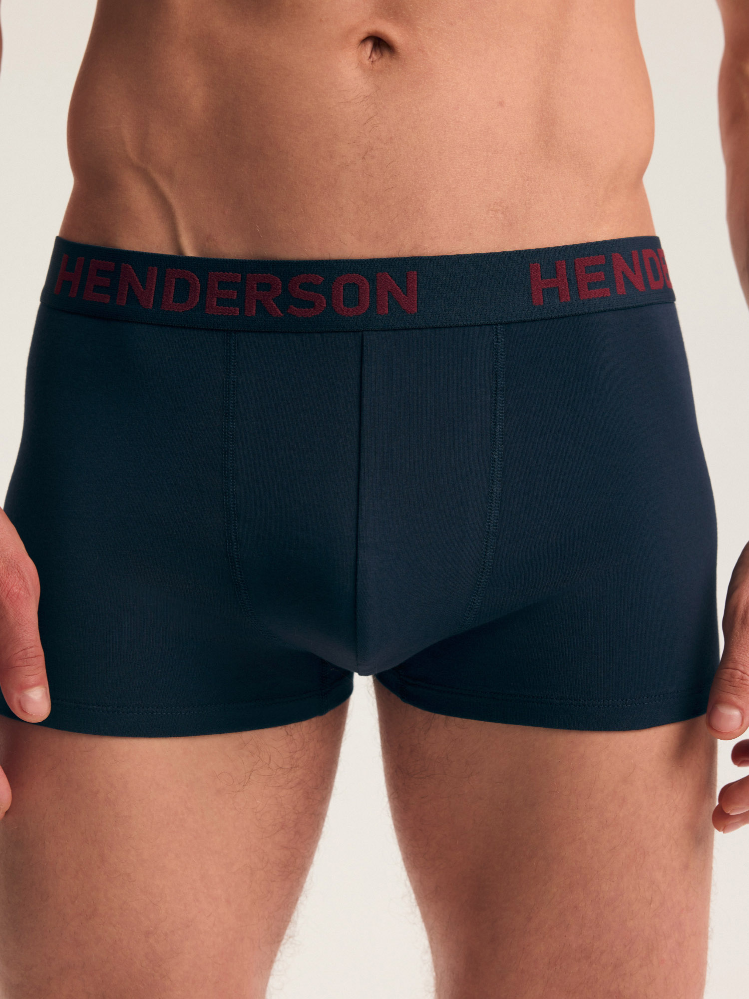 Мужские трусы боксеры короткие Henderson 46101 Fawn, 2 шт, эластичный широкий пояс Мужские трусы боксеры короткие Henderson 46101 Fawn, 2 шт, эластичный широкий пояс
