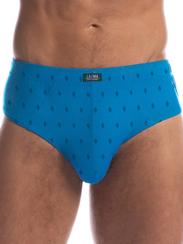Мужские хлопковые узорчатые трусы-слипы Lama Classic M-110CL-26 3-pack 3XL-4XL Мужские хлопковые узорчатые трусы-слипы Lama Classic M-110CL-26 3-pack 3XL-4XL