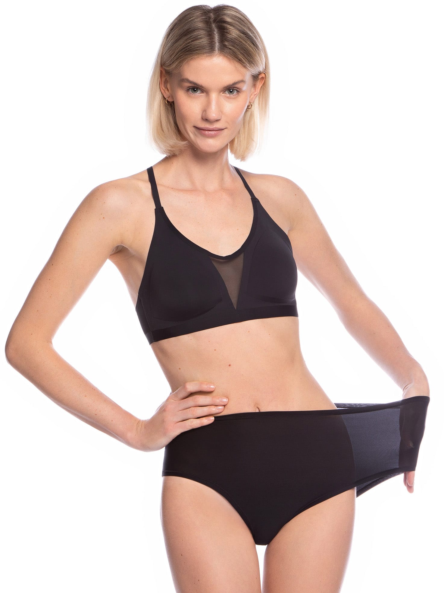 Комфортні еластичні жіночі високі трусики Lama L-FIT6000MD-02 #4 Комфортні еластичні жіночі високі трусики Lama L-FIT6000MD-02 #4