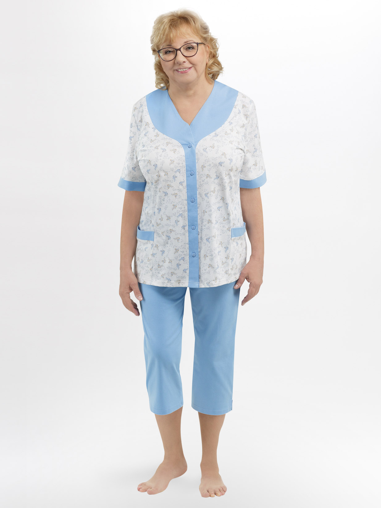Women's summer pajamas with short sleeves Martel 211 Honorata #3