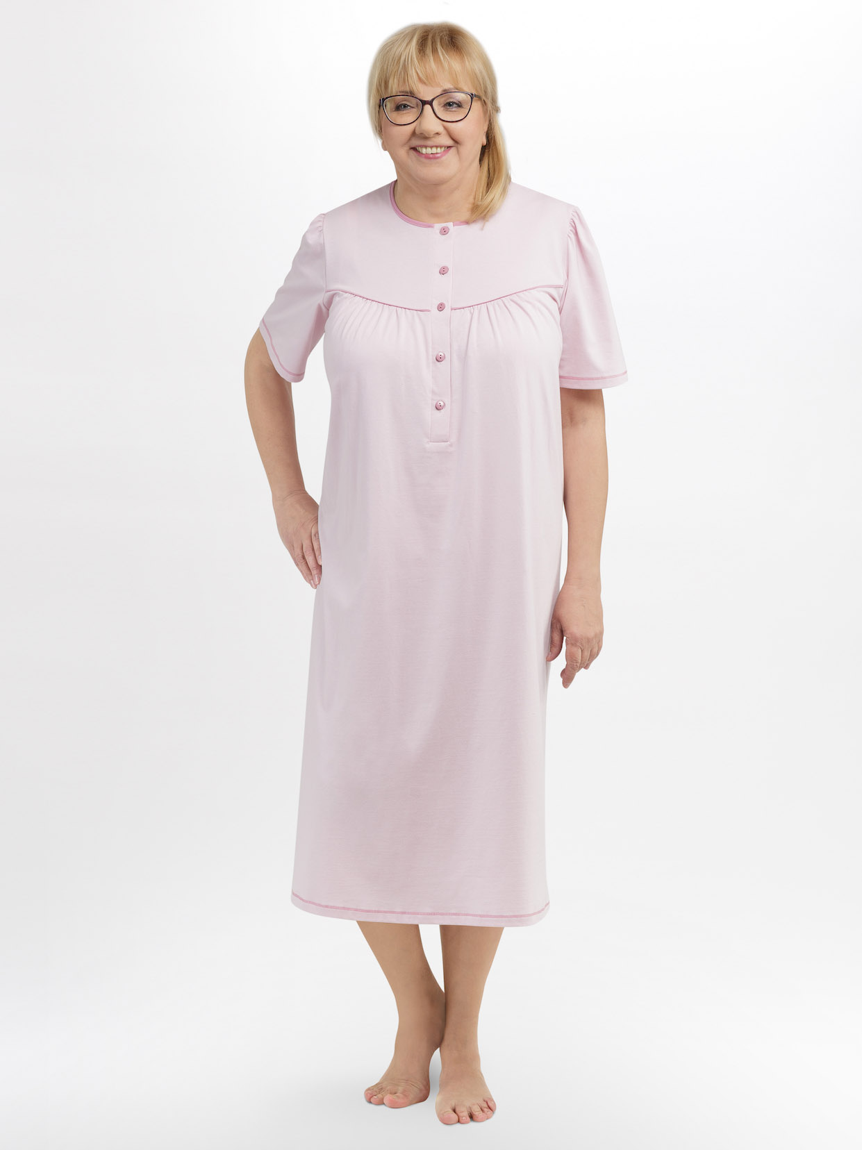 Women's nightgown with buttons on the neckline Martel 221