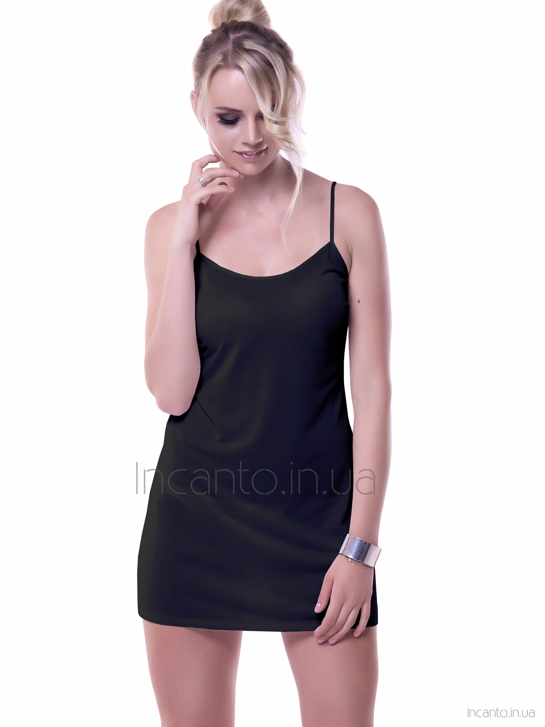 Women's short shirt/slip in soft viscose Mewa 86118 Ofelia maxi #5