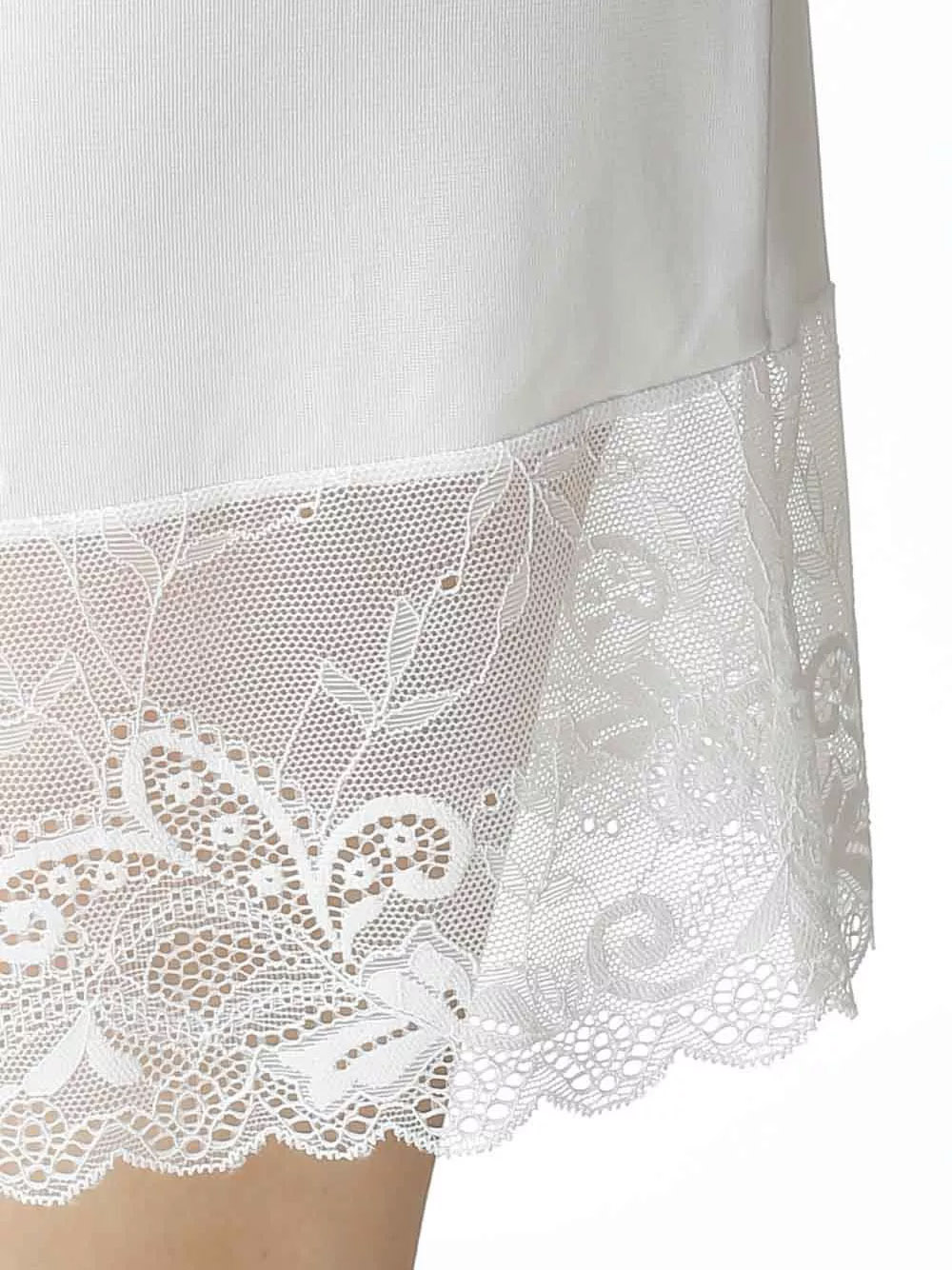 Women's silky petticoat with lace bottom Mewa 86380 Kinga #7