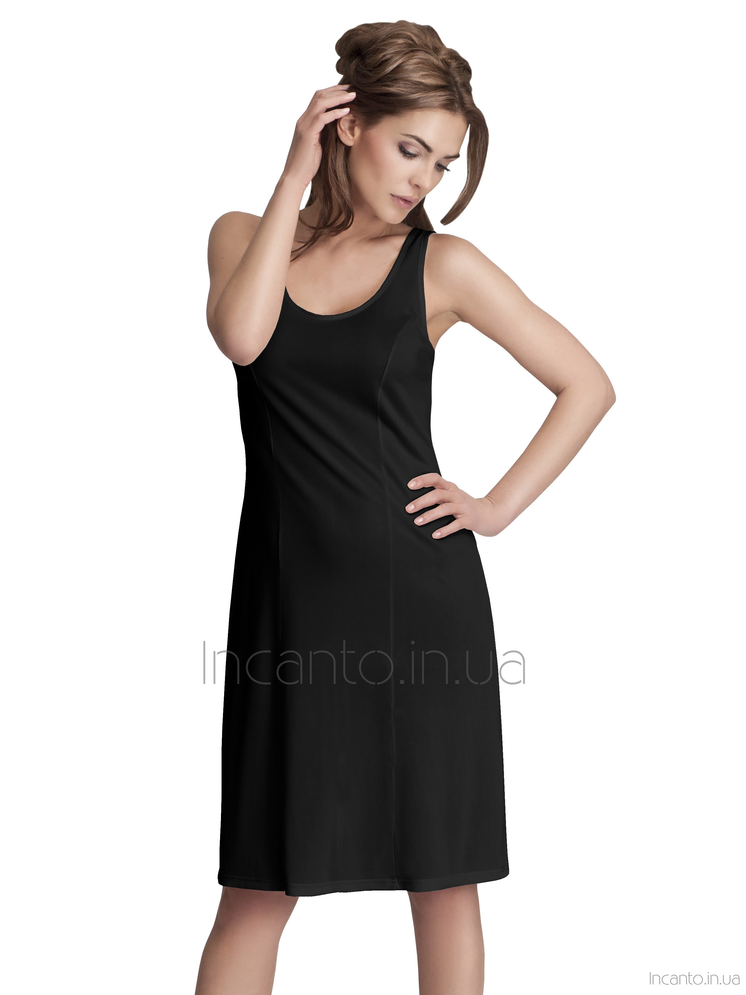 Жіноча сорочка/комбінація з шовковистої віскози Mewa 84126 Amanda (96 см) #8 Жіноча сорочка/комбінація з шовковистої віскози Mewa 84126 Amanda (96 см) #8