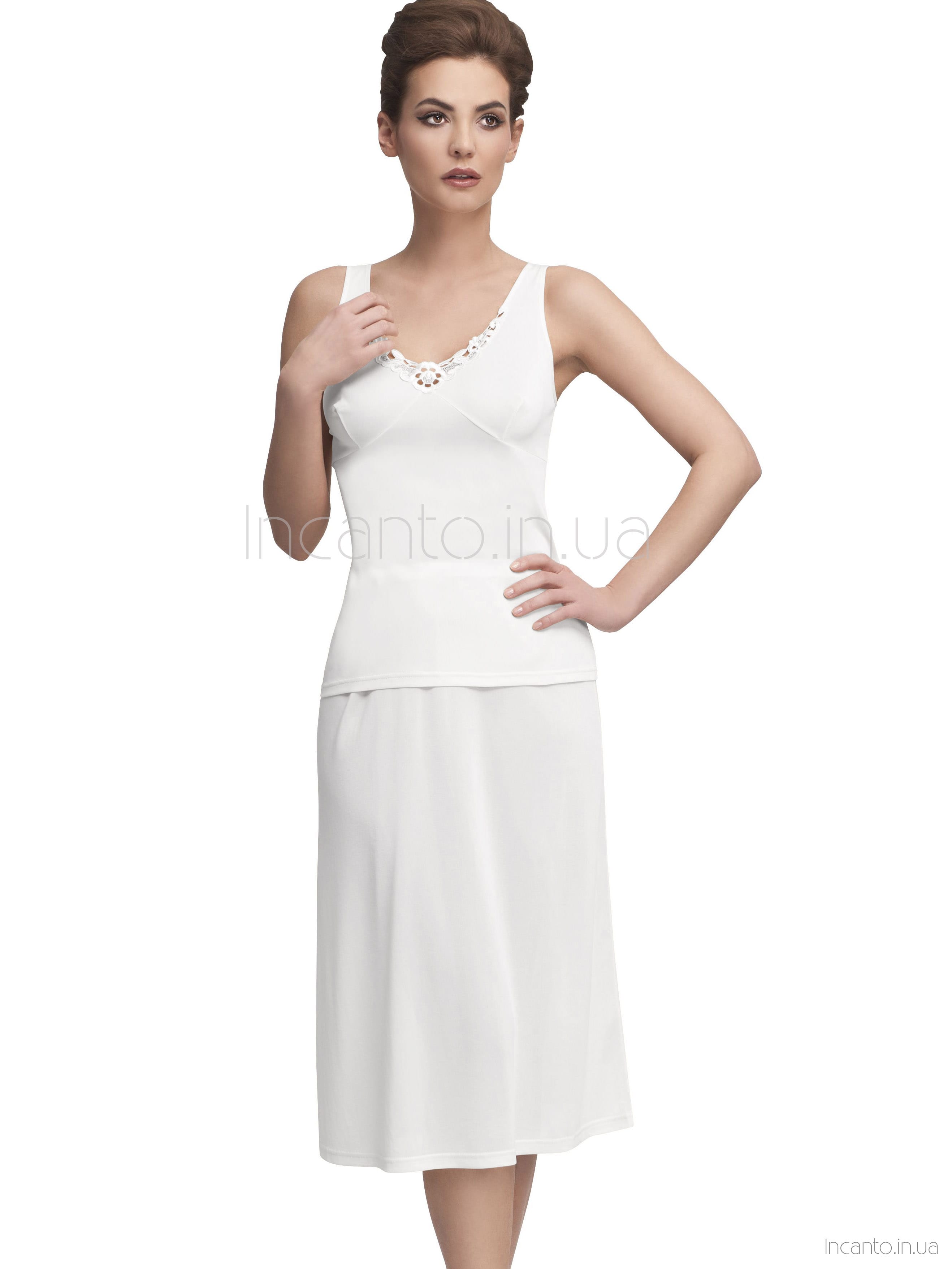 Женский длинный подъюбник из мягкой вискозы Mewa 84141 Liwia Maxi #5 Женский длинный подъюбник из мягкой вискозы Mewa 84141 Liwia Maxi #5