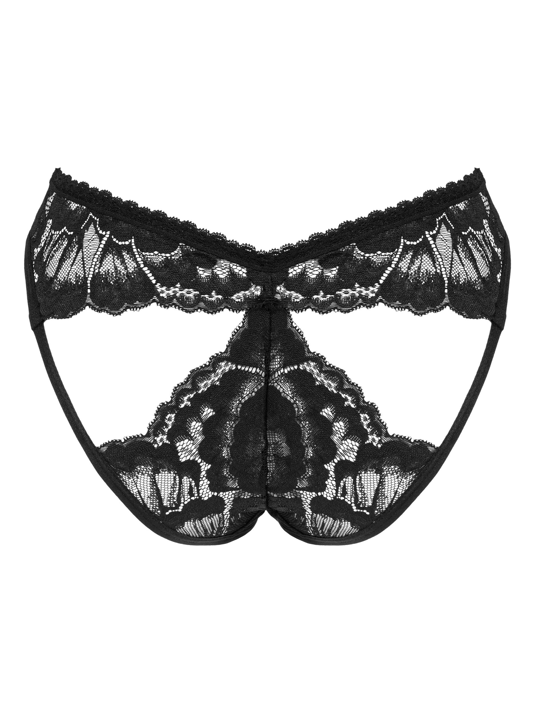 Sexy women's lace panties with sensual cutouts on the back Obsessive Alessya #5