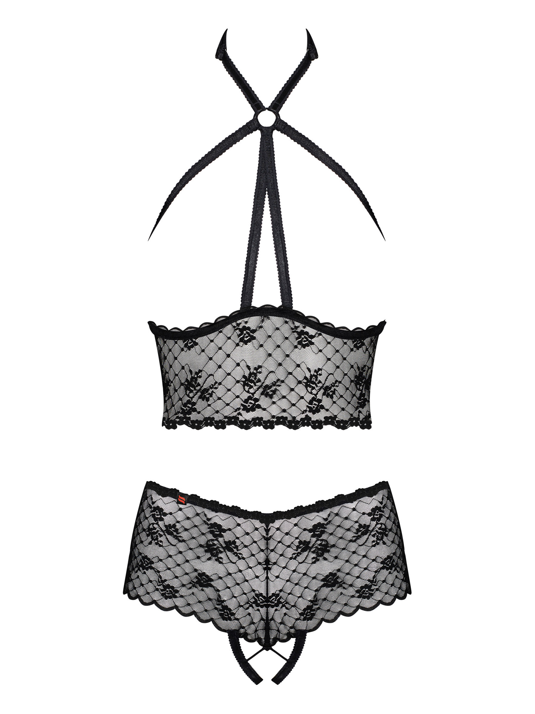 Obsessive Nettsy Erotic Open-Bed Lace Bikini Set #5