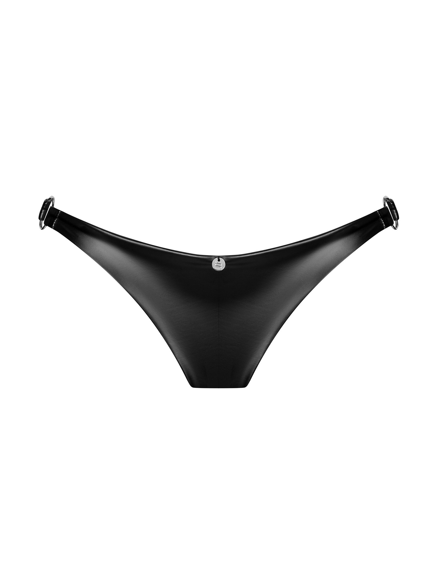 Sexy women's imitation leather panties with viscose lining Obsessive Viranes #5