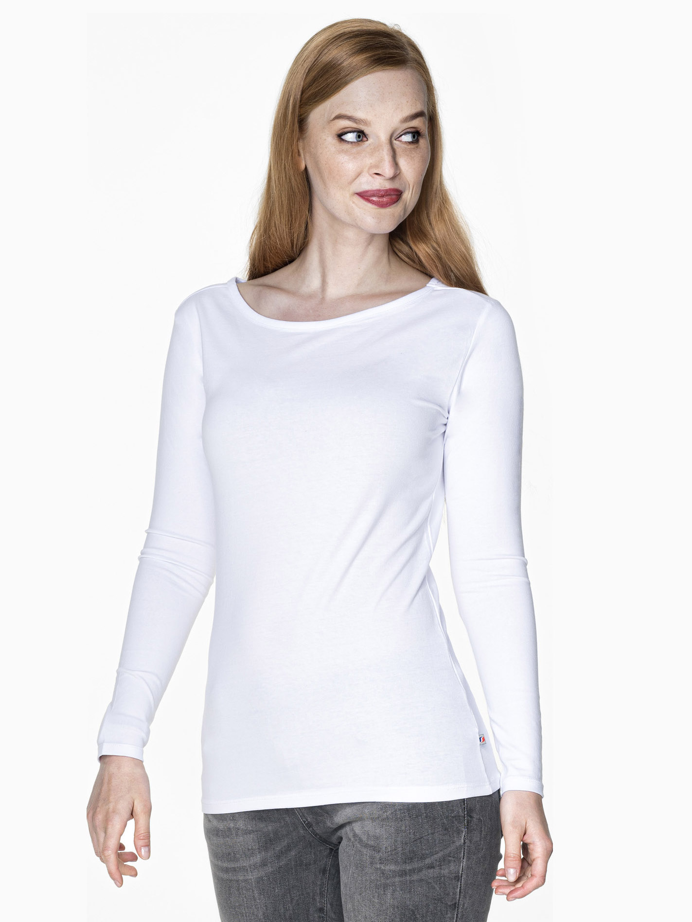 Женская эластичная футболка с длинным рукавом Promostars 21433 Voyage Lycra