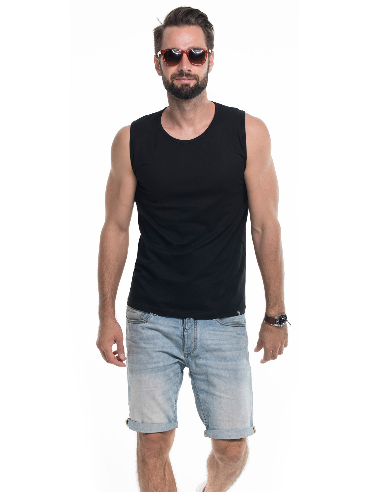 Men's sleeveless t-shirt Promostars M Short 21340 #7