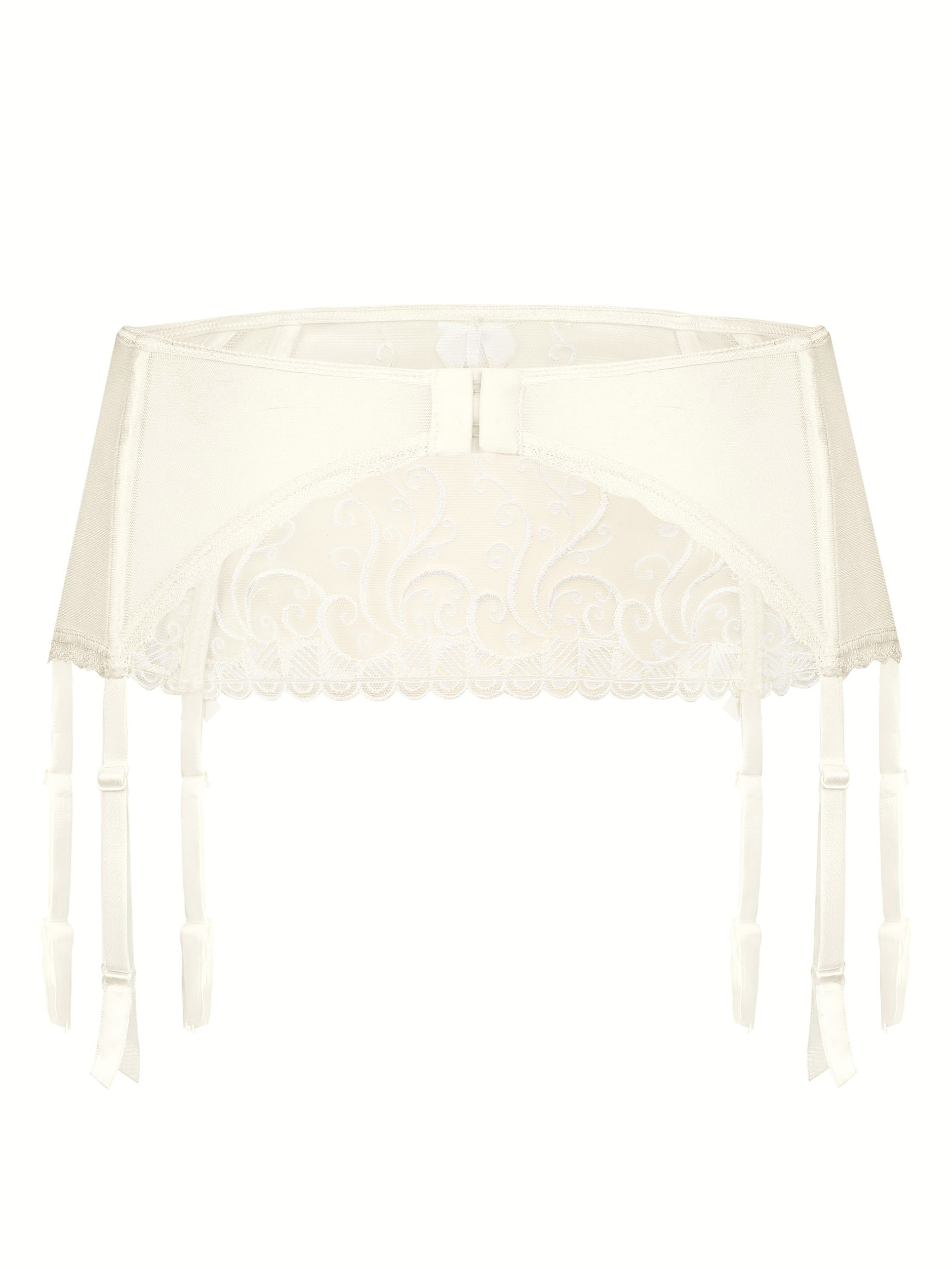 Lace garter belt with sheer tulle Roza Anuk #3