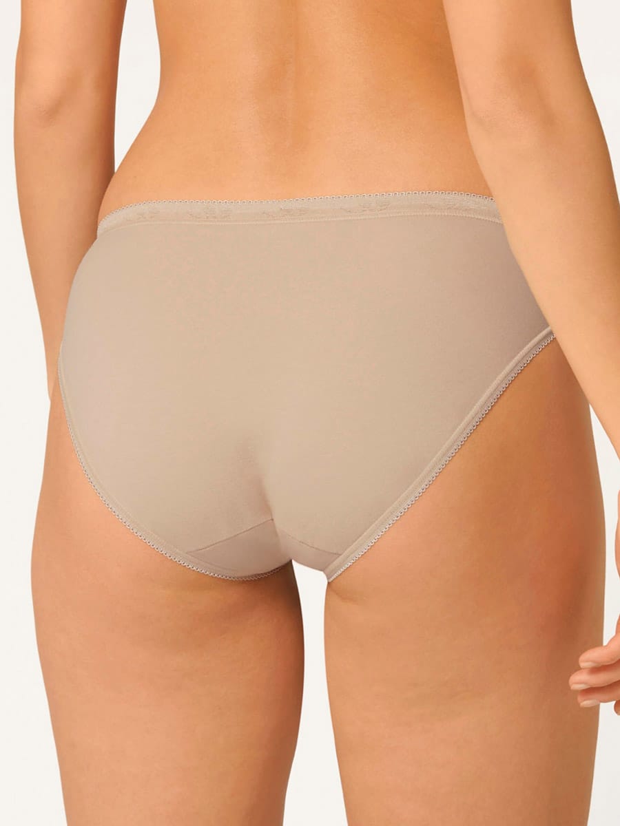 Комплект классических хлопковых трусиков слип Sloggi Basic+ Tai 2P #4 Комплект классических хлопковых трусиков слип Sloggi Basic+ Tai 2P #4