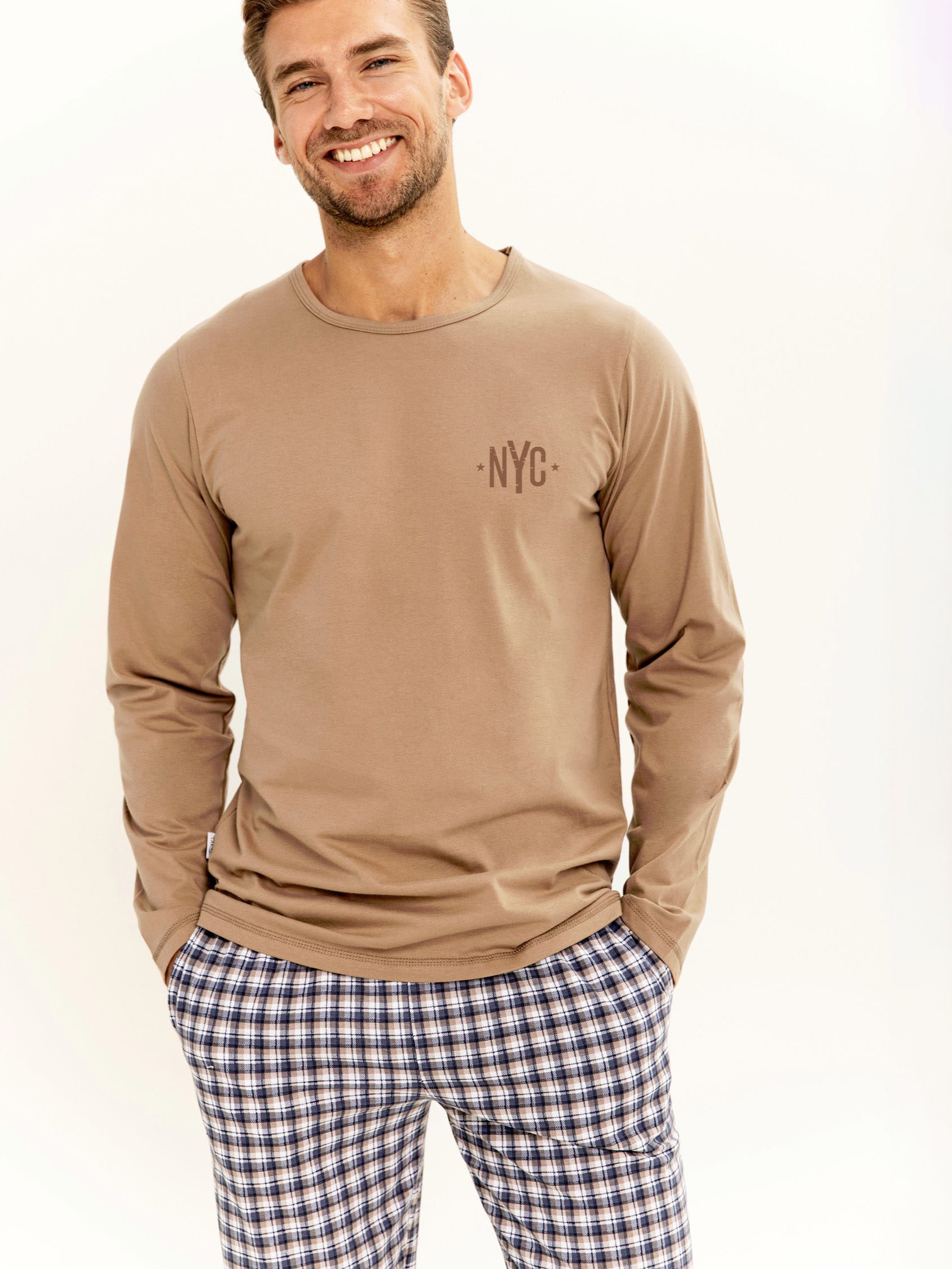 Стильный домашний комплект / пижама с карманами Taro Rob 3298 M-2XL #2 Стильный домашний комплект / пижама с карманами Taro Rob 3298 M-2XL #2